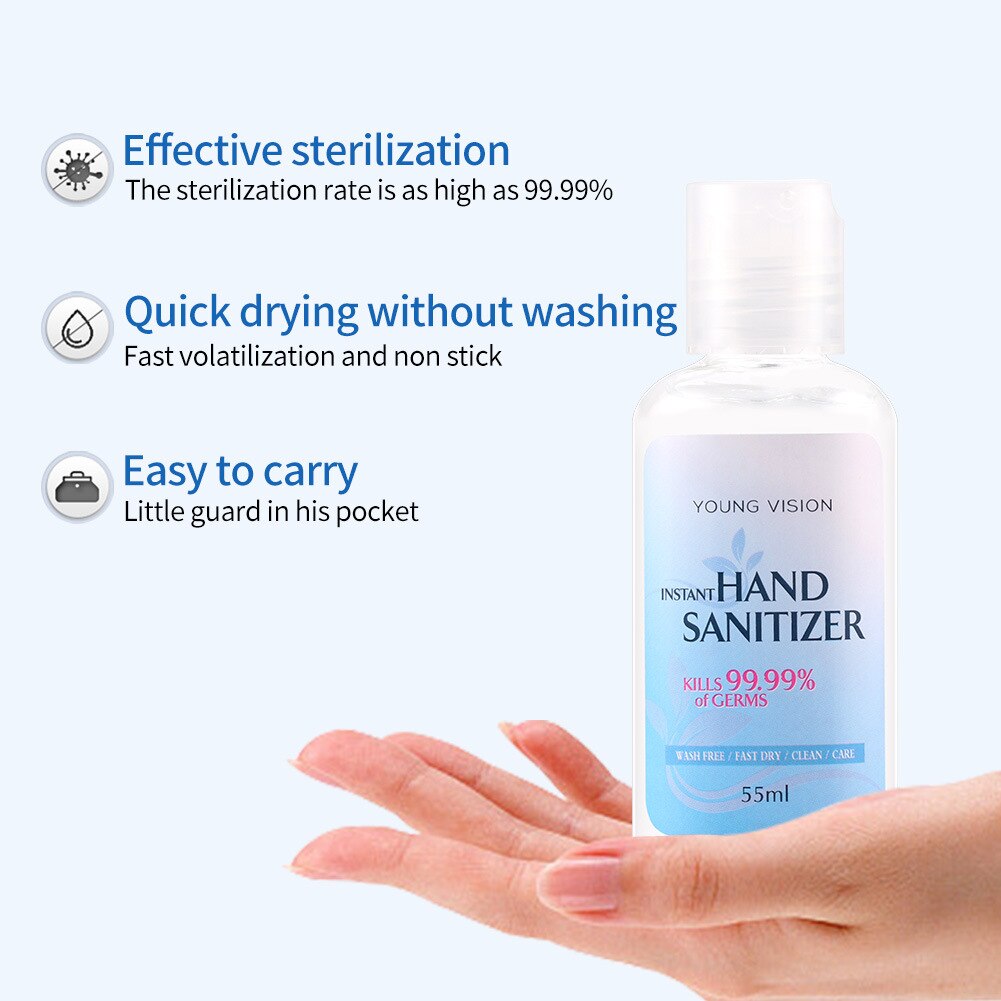 55ml Anti Virus Alcohol Hand Sanitizer Anti Bacteria Moisturizing Aloe Vera Hand Wash Disinfectan... – photo 3 – Avaiya Gems