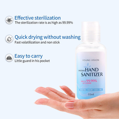 55ml Anti Virus Alcohol Hand Sanitizer Anti Bacteria Moisturizing Aloe Vera Hand Wash Disinfectan... – photo 3 – Avaiya Gems