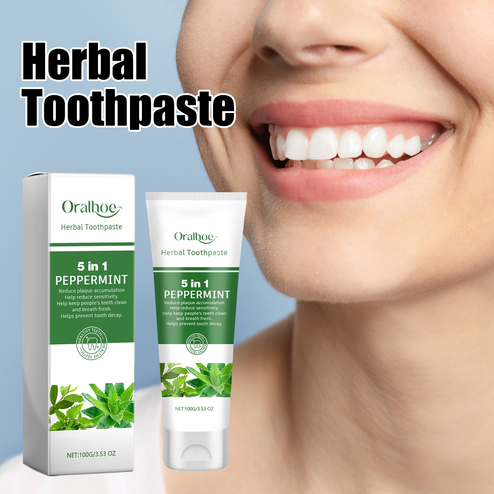 Aloe Whitening Toothpaste Cleans Mouth, Removes Odor, Freshens Breath, Removes Stains, Brighens T... – photo 3 – Avaiya Gems