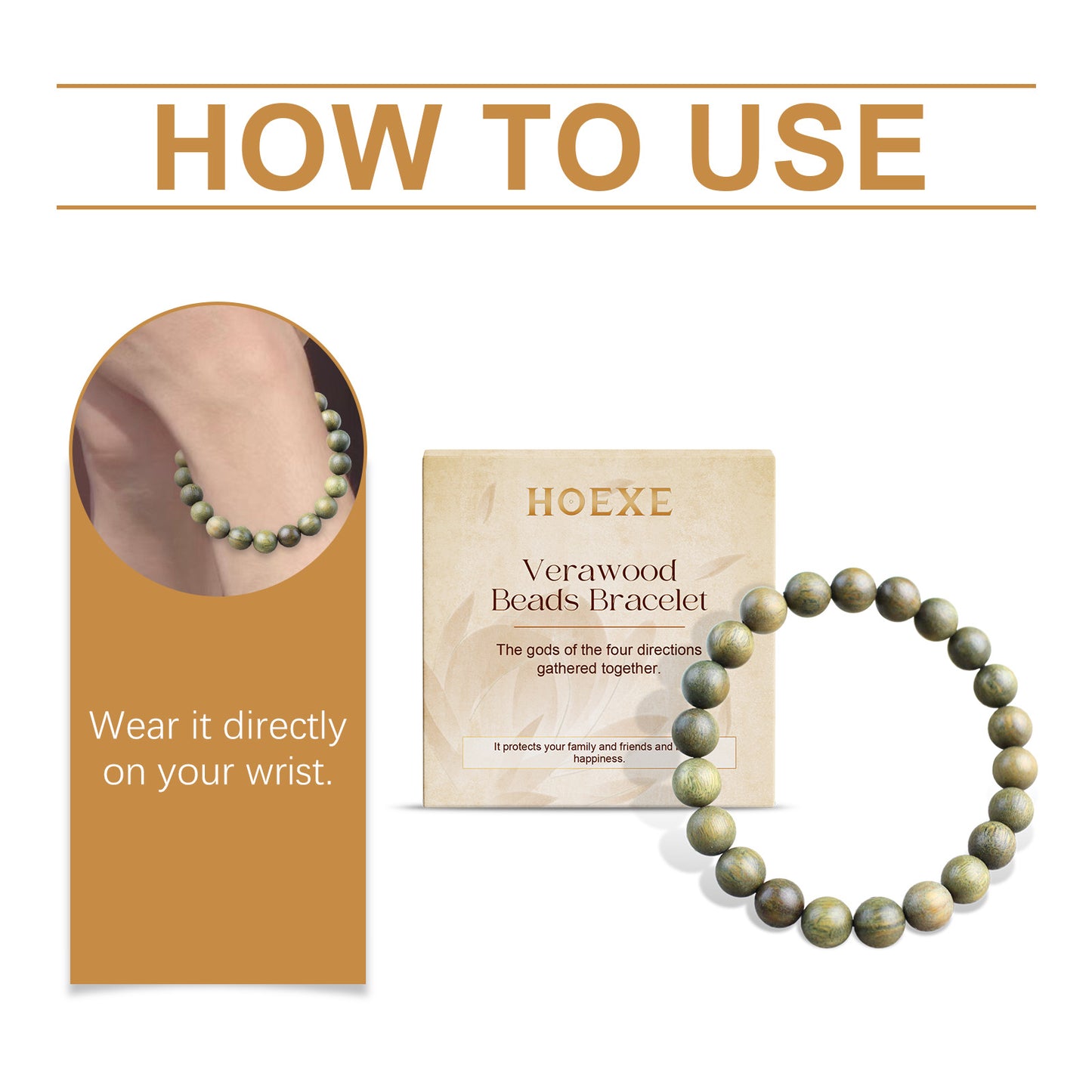 Green Sandalwood Bracelet Trend Fashion Elegant Portable Durable Good-Looking Niche Design Bracelet – photo 4 – Avaiya Gems