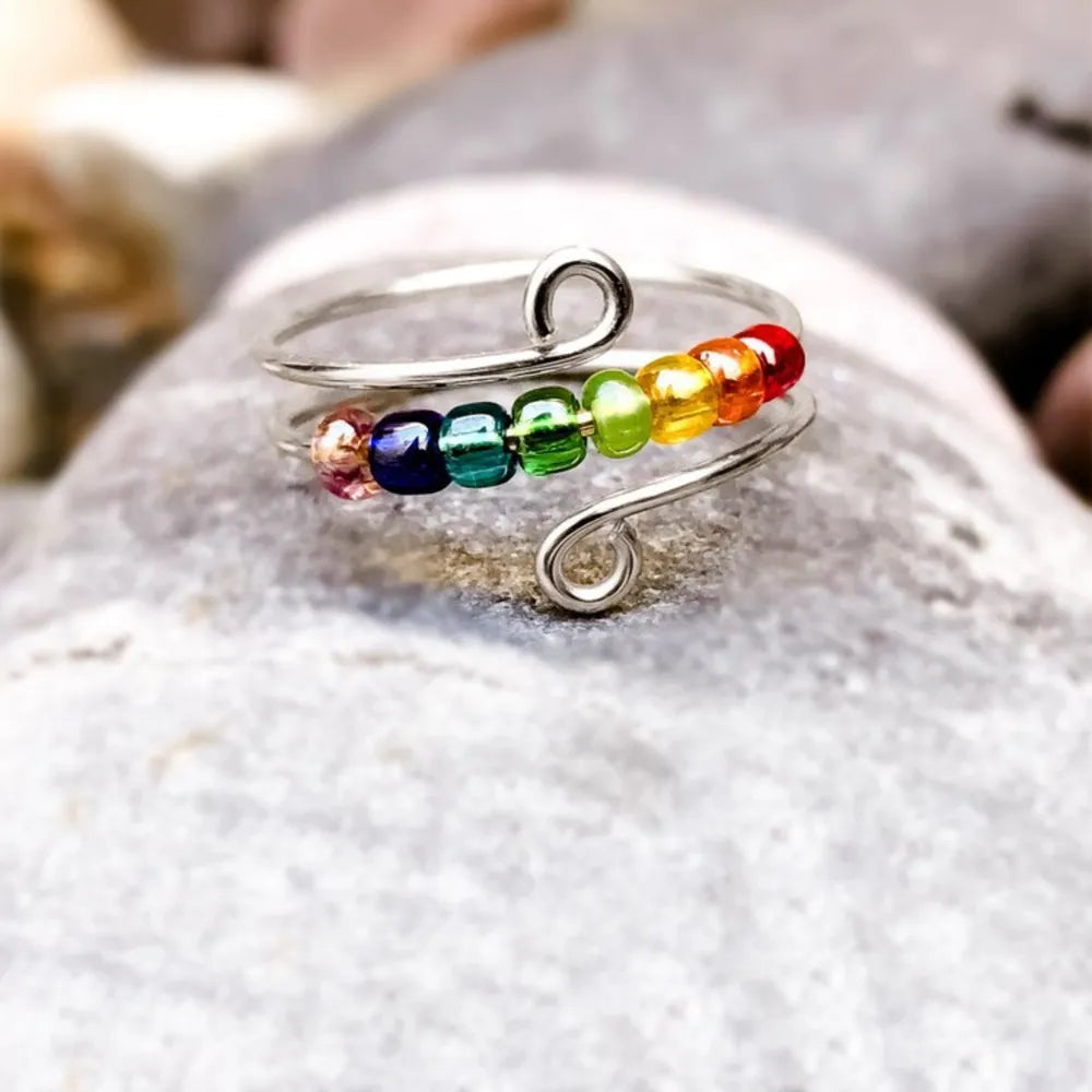 925 Sterling Silver Bead Wrap Ring – photo 5 – Avaiya Gems
