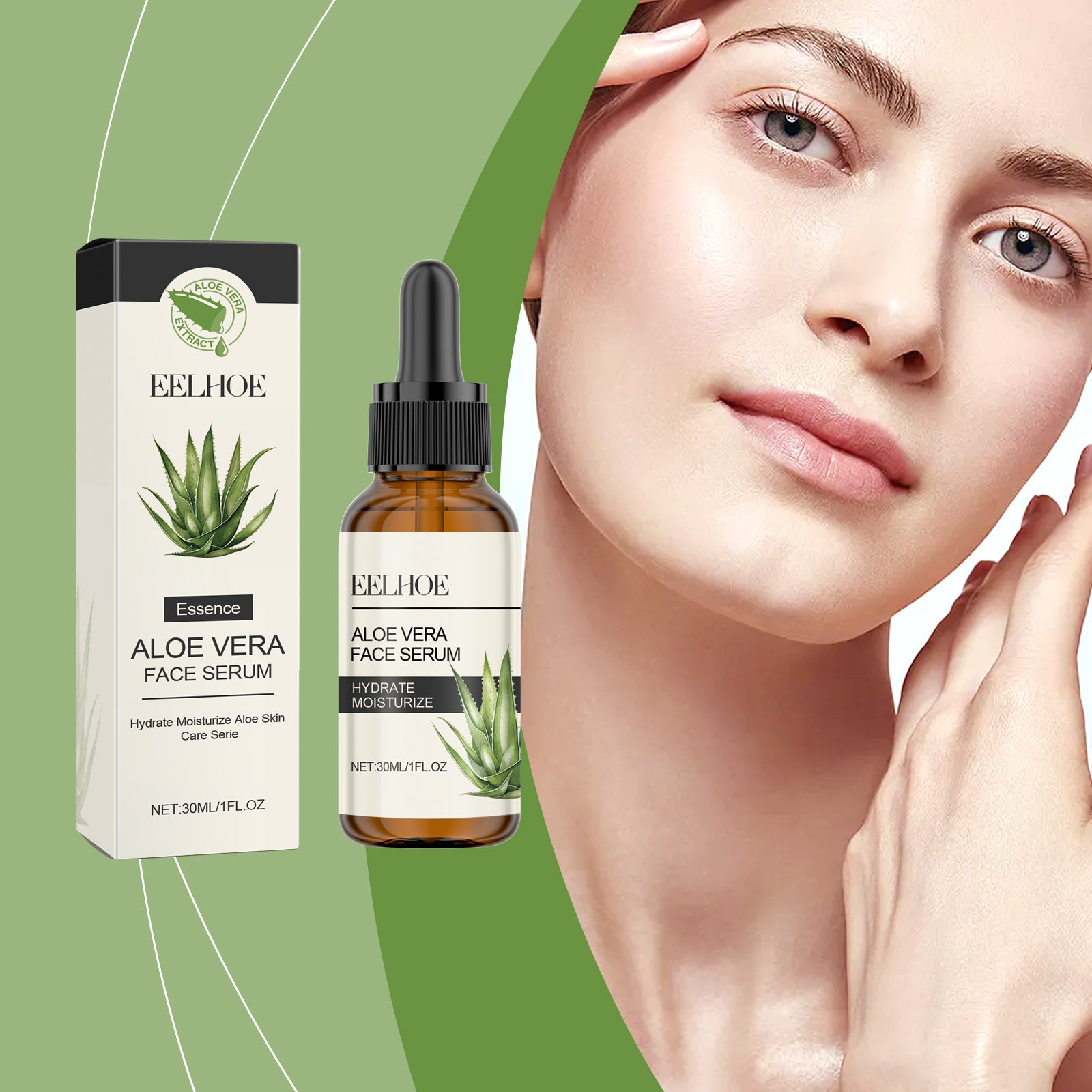 EELHOE Aloe Vera Skin Care Essence, Clear And Moisturizing Face Moisturizing And Moisturizing Ski... – photo 2 – Avaiya Gems