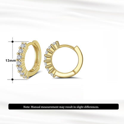 S925 sterling silver earrings with smooth surface earrings – photo 3 – Avaiya Gems