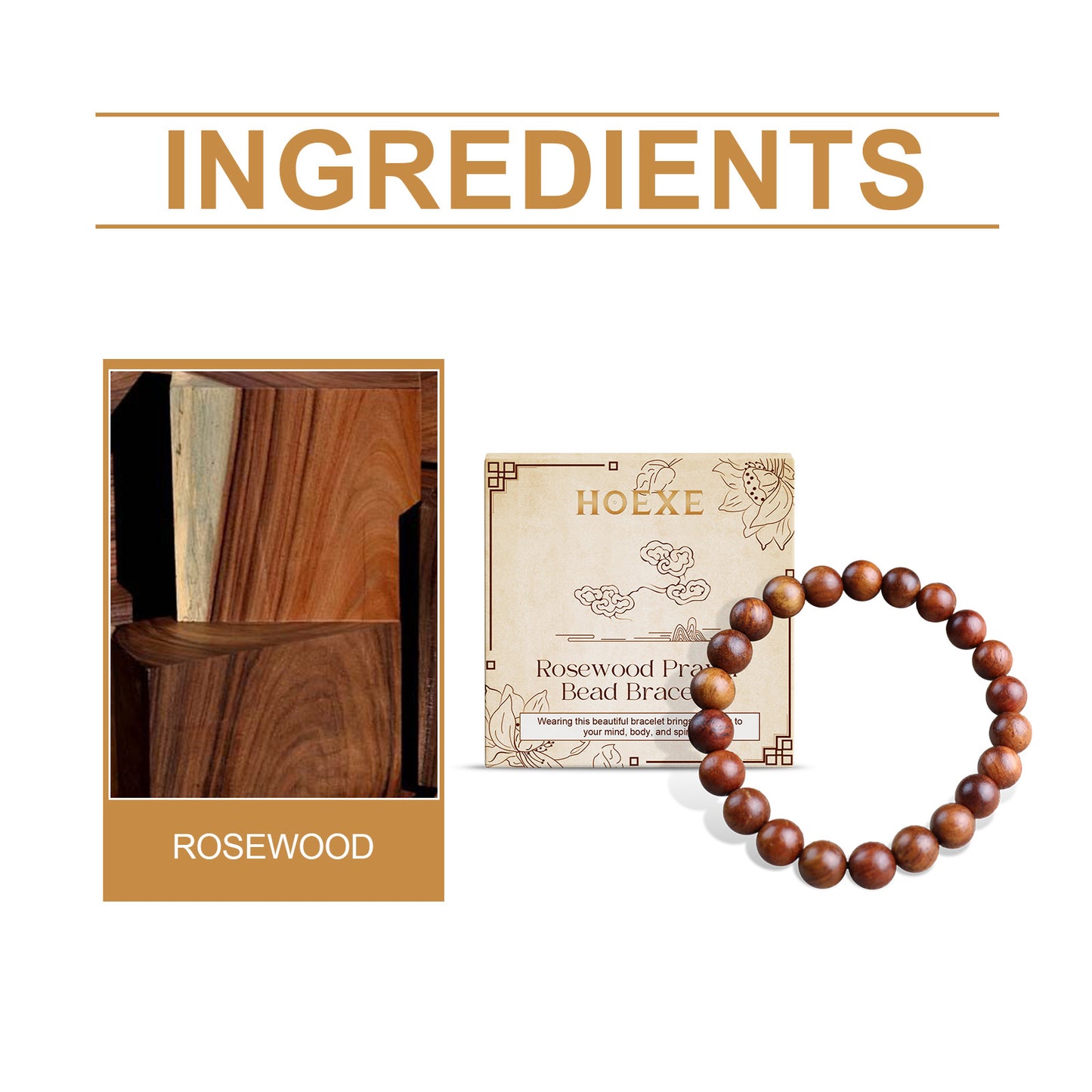Rosewood Bracelet Unisex Everyday Decor With Rosewood Bracelet Beaded – photo 5 – Avaiya Gems