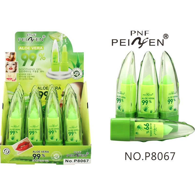 PNF Brand Aloe Vera Natural Moisturizer Lipstick Temperature Changed Color Lipbalm Natural Magic ... – photo 3 – Avaiya Gems
