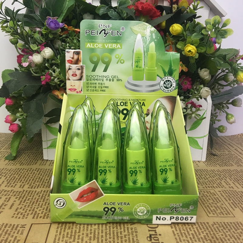 PNF Brand Aloe Vera Natural Moisturizer Lipstick Temperature Changed Color Lipbalm Natural Magic ... – photo 4 – Avaiya Gems