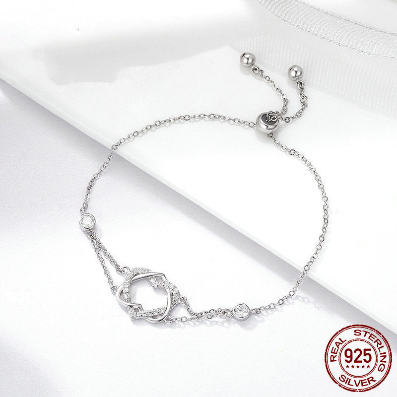 Love pure silver bracelet S925 jewelry – photo 4 – Avaiya Gems