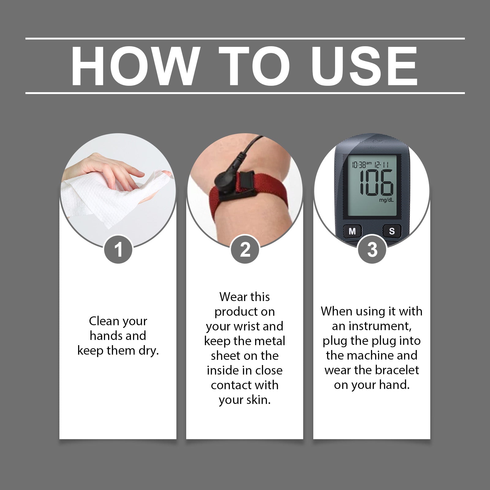 EOHOE Body Care Bracelet, Gentle Care Nourishes Body And Relieves Discomfort Daily Convenient Car... – photo 6 – Avaiya Gems
