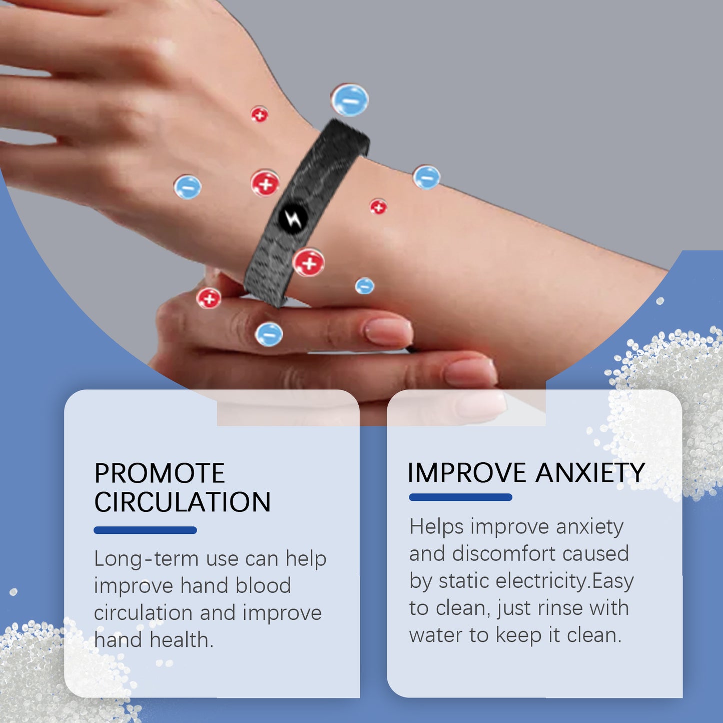 South Moon Body Care Bracelet Gentle Care To Ease The Burden Of The Body Portable Fashion Care Br... – photo 4 – Avaiya Gems