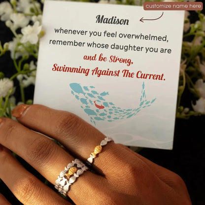 925 Sterling Silver Fish Open Ring – Avaiya Gems