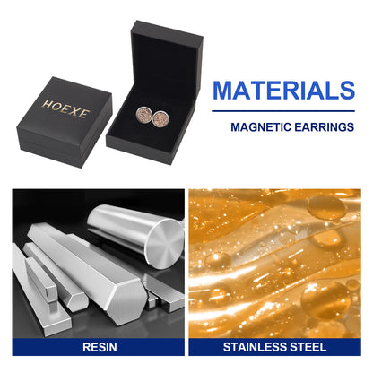 Magnetic Earrings, No Piercing Earrings Clear Jawline Lines To Create A Beautiful Figure – photo 3 – Avaiya Gems