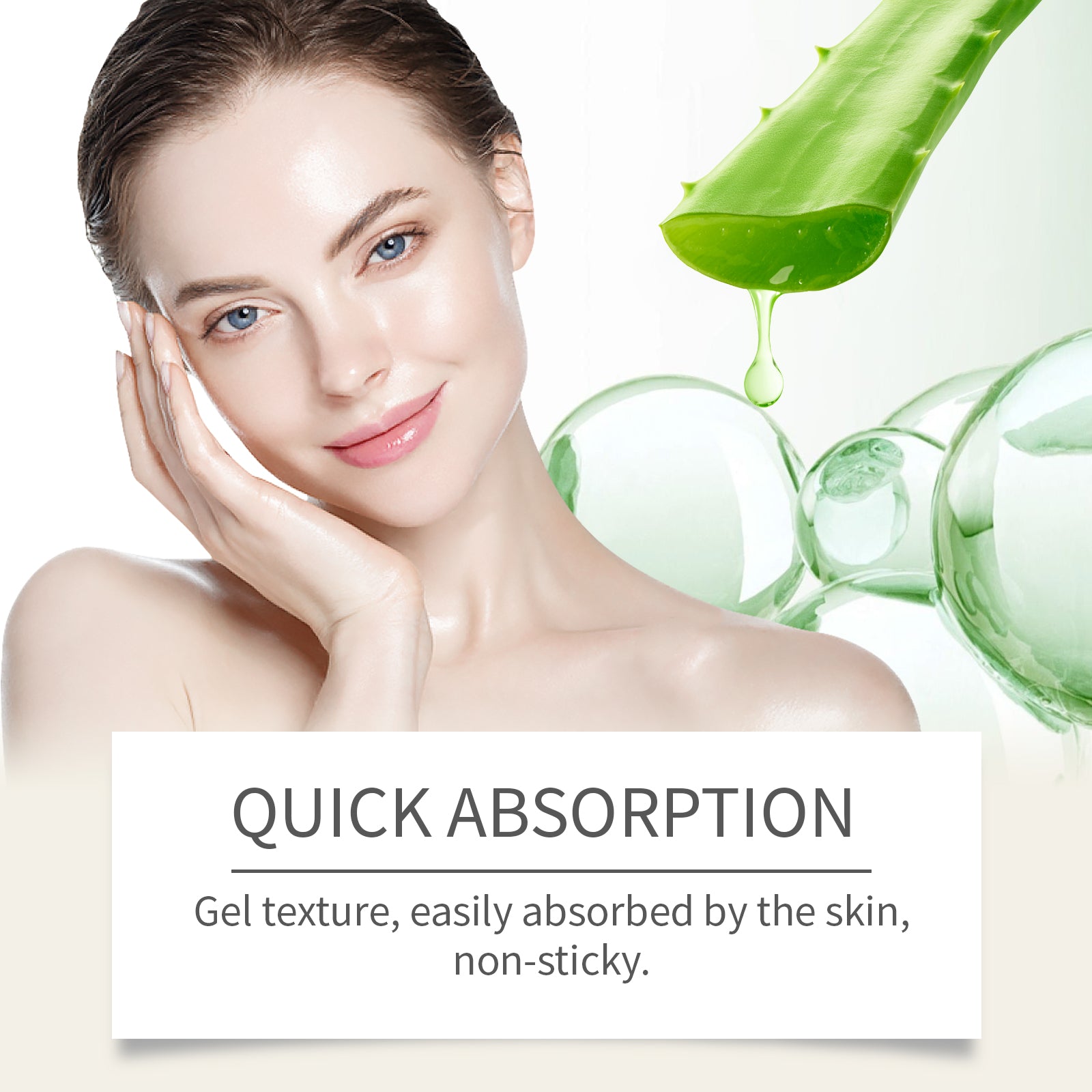 Aloe Vera Nourishing And Moisturizing Gel Gently Hydrates And Refreshes Skin Moisturizing And Coo... – photo 2 – Avaiya Gems