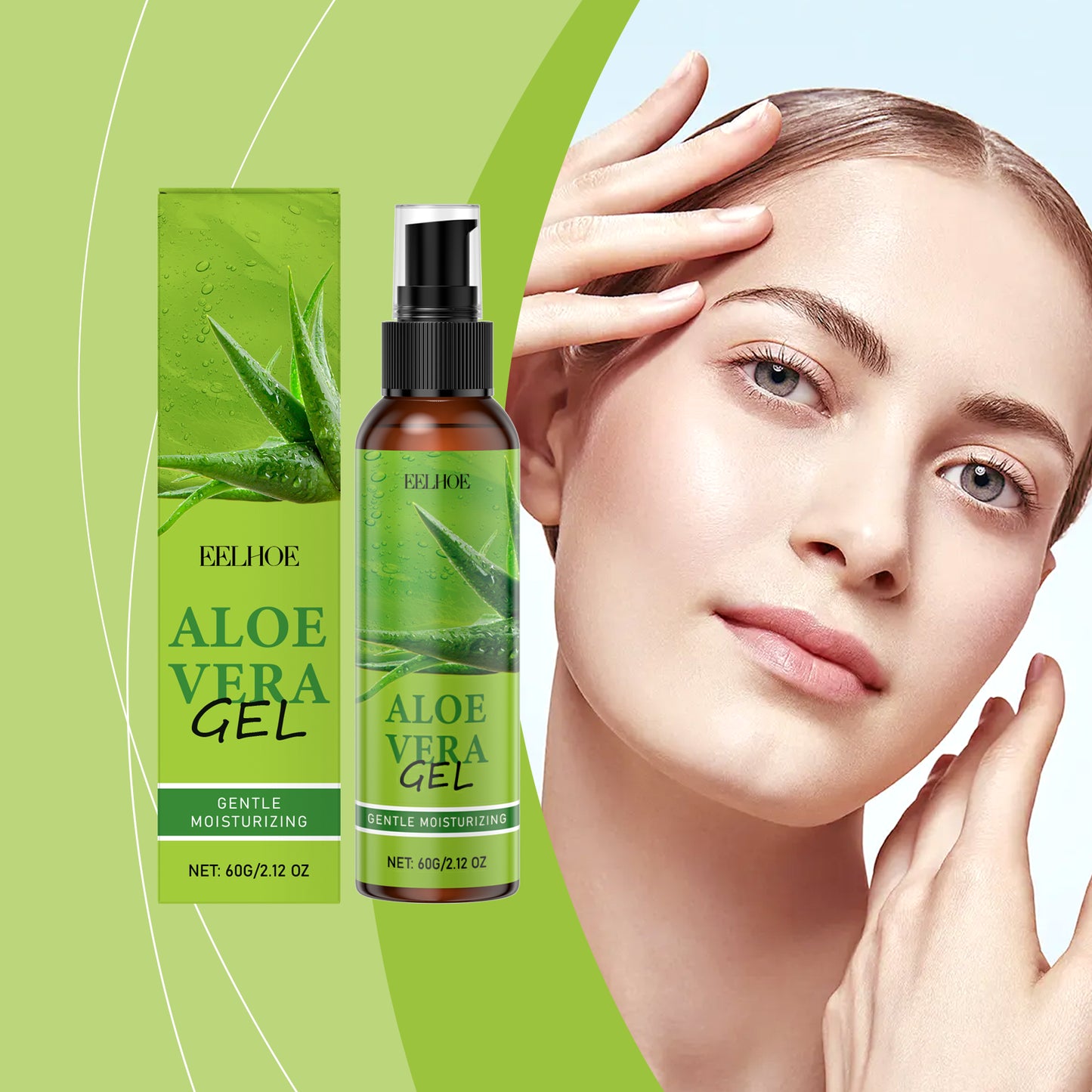 EELHOE Aloe Vera Essence Gel, A Gentle Ingredient, Nourishes And Moisturizes The Skin. It Is A Da... – photo 2 – Avaiya Gems