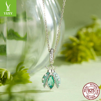 Silver Charm Original Forest Oasis Butterfly Ladybug DIY Bracelet Beads Spring Fresh s925 Pure Si... – photo 4 – Avaiya Gems