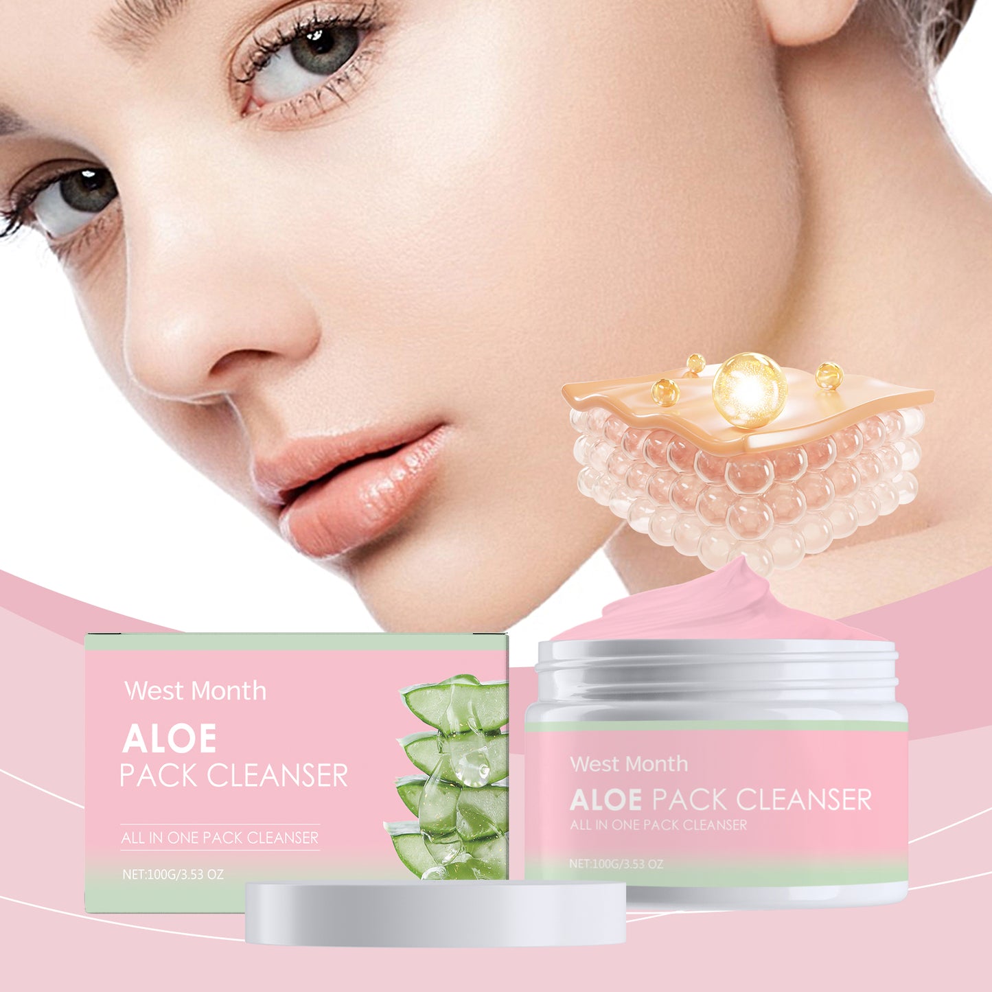 Aloe Soothing Cleanser Gently Cleans Pores, Exfoliates And Smoothes Skin – photo 3 – Avaiya Gems