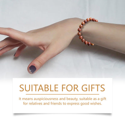 Rosewood Bracelet Unisex Everyday Decor With Rosewood Bracelet Beaded – photo 3 – Avaiya Gems