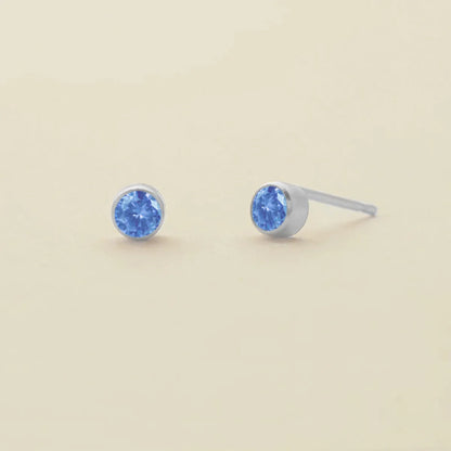 Birthstone Stud Earrings – Personalized Monthly Gemstone Jewelry – photo 8 – Avaiya Gems
