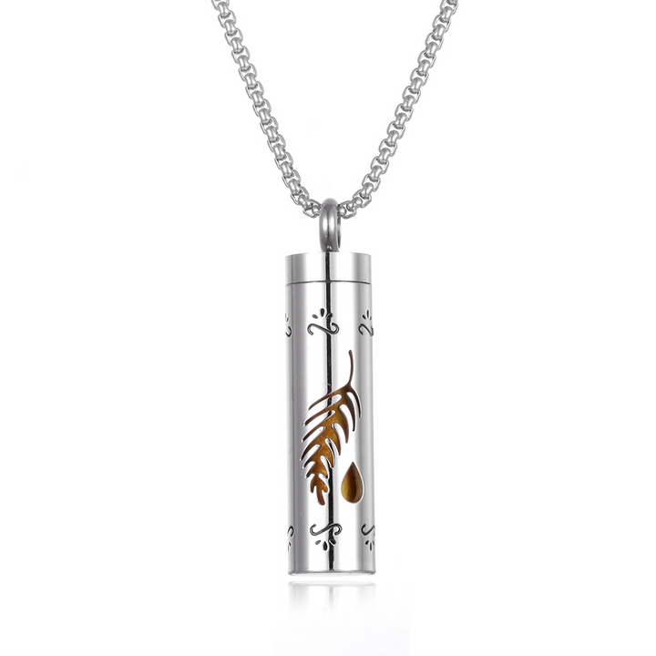 Aromatherapy Scent Keeper Pendant – Wearable Essential Oil Diffuser Necklace